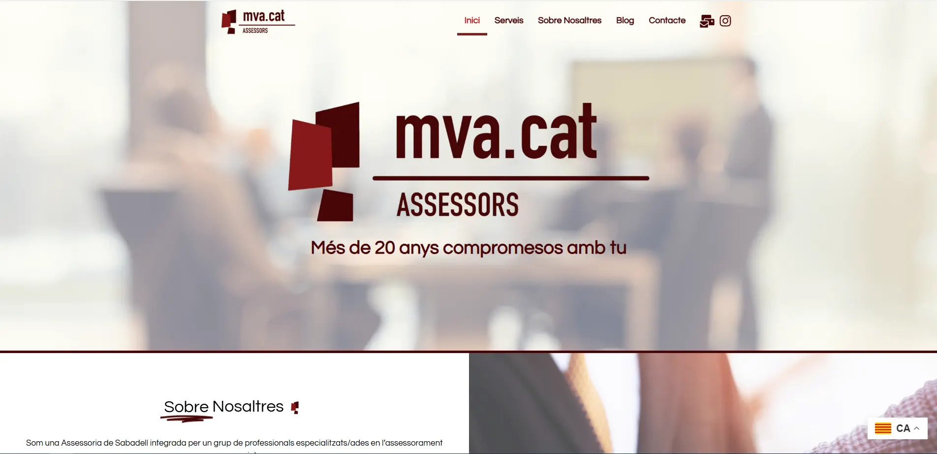 Vista previa del proyecto MVA Abogados – Asesoría Jurídica Integral